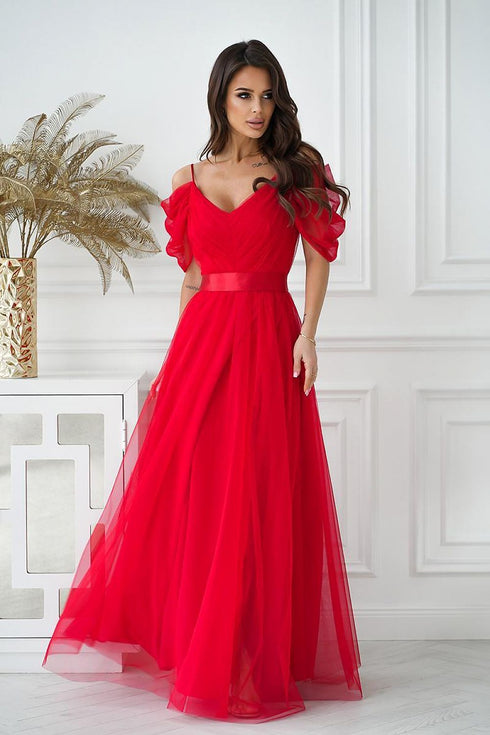 Robe longue model 196096 Bicotone